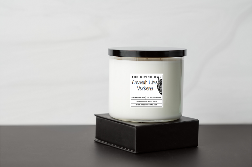 Coconut Lime Verbena - 3 Wick Candle