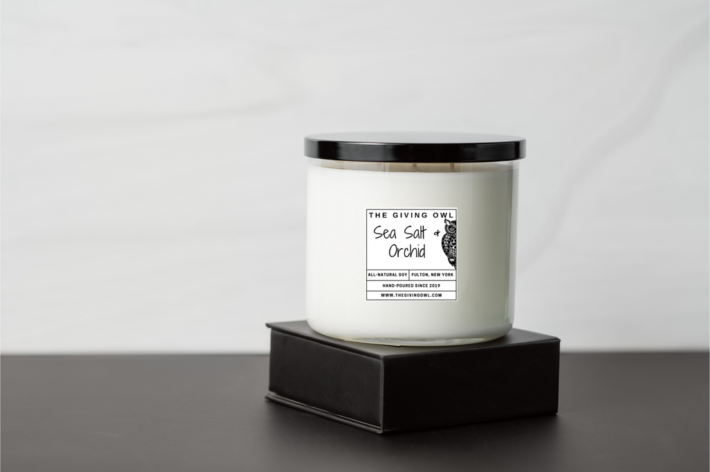 Sea Salt & Orchid - 3 Wick Candle